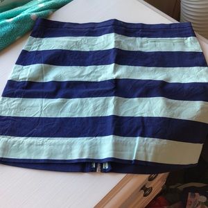 Gap mini skirt green and navy